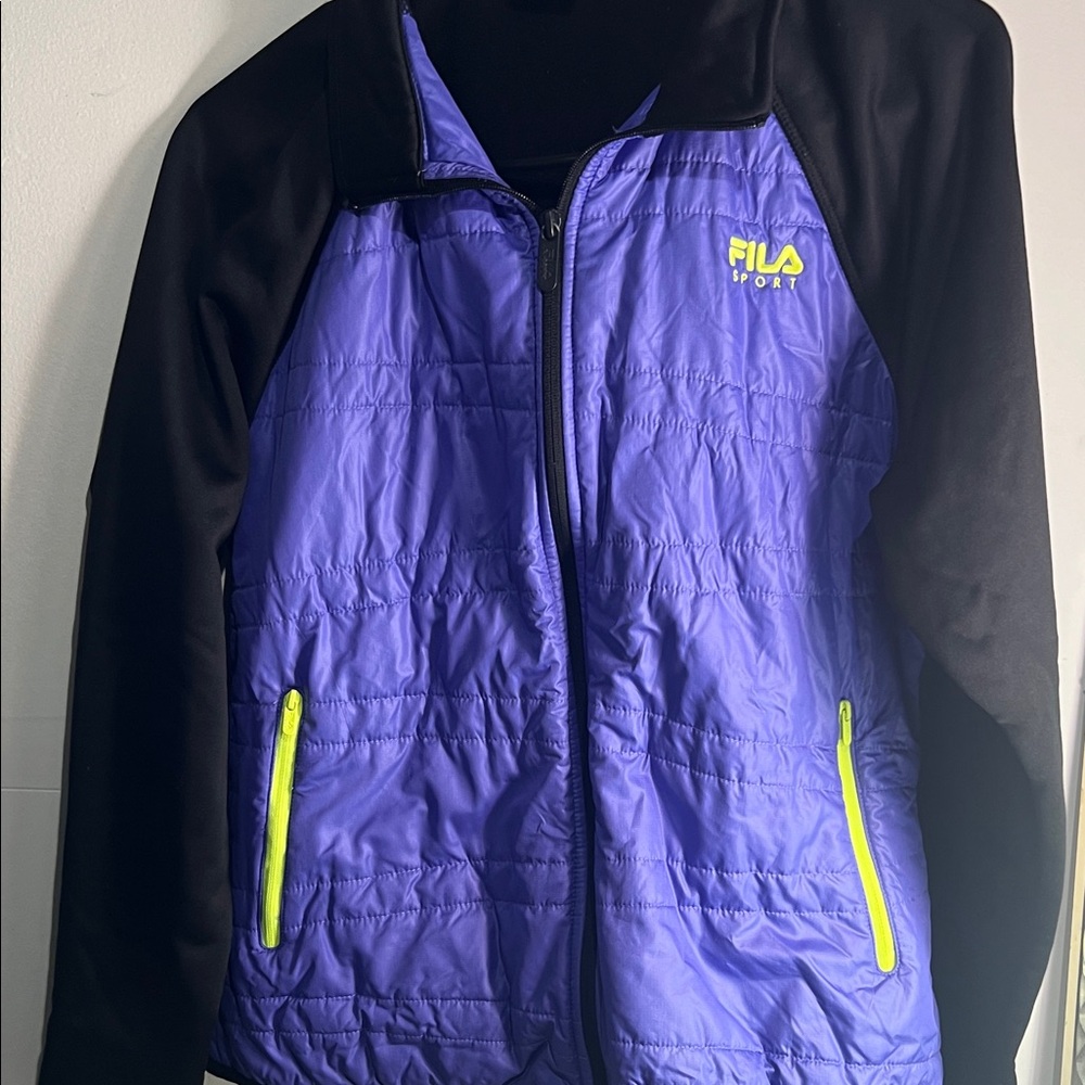 Fila Sport Black and Purple Jacket